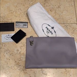 ✅Brand New Prada Saffiano Lux Clutch